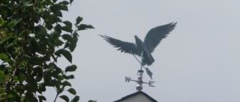 This eagle weather vane is a reminder of nature's changing winds